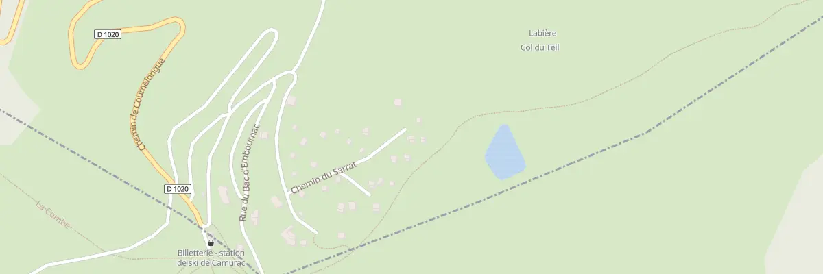 Plan du 20 Chem du Sarrat à Camurac