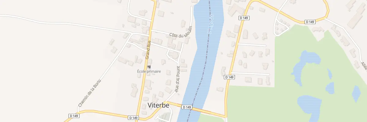 Plan du 2 Rue d’Al Pount à Viterbe