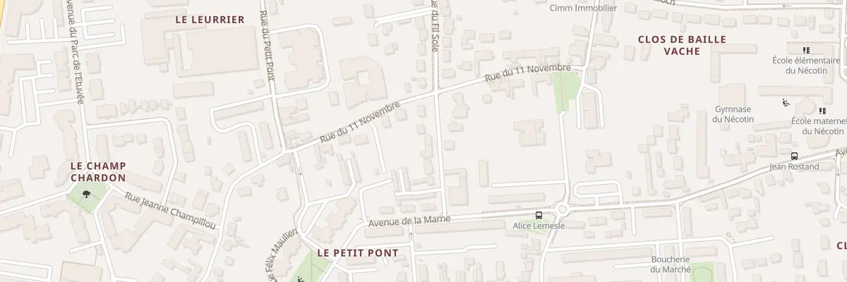 Plan du 9 Rue du Fil Soie à Orléans