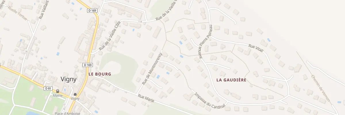 Plan du 15 Rue Montmorency à Vigny