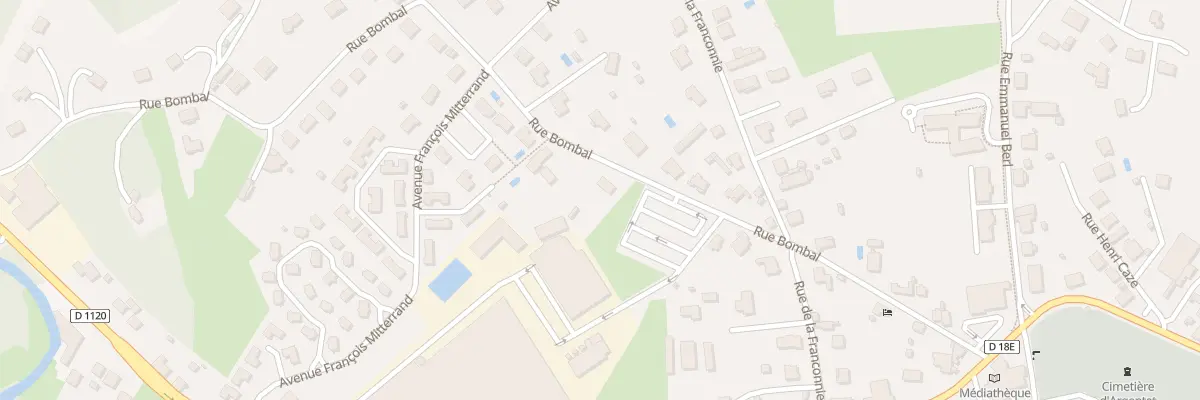 Plan du 9 Rue Bombal à Argentat-sur-Dordogne