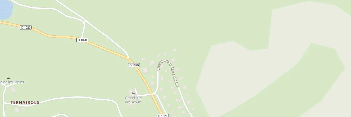 Plan du 9 Che de la Serre Del Cos à Camurac