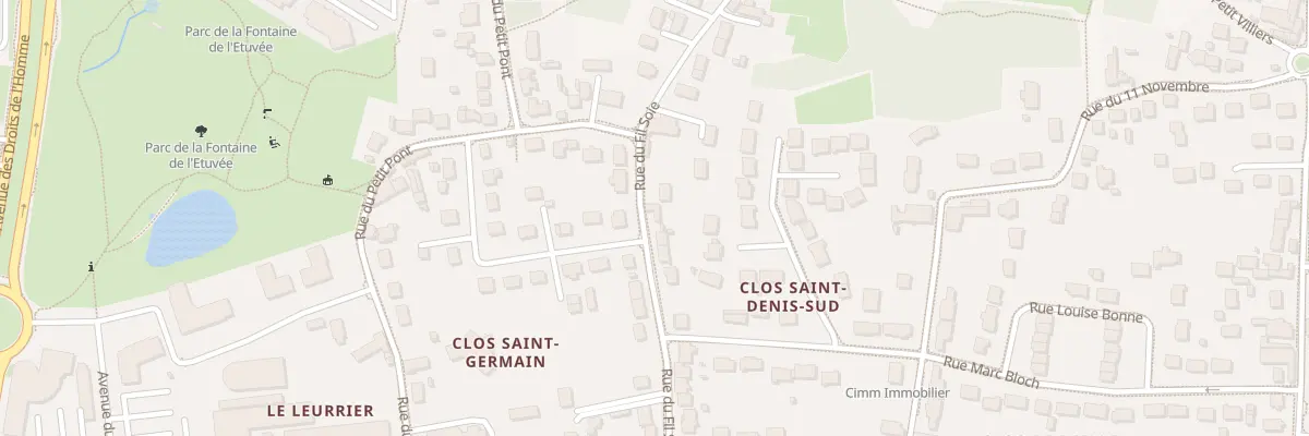Plan du 54 Rue du Fil Soie à Orléans
