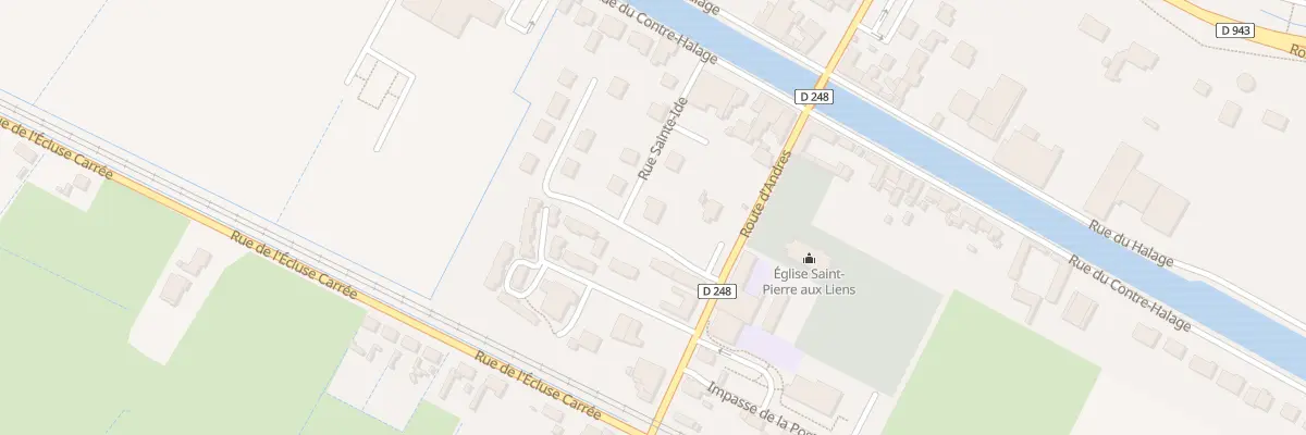 Plan du 92 Rue Sainte Ide aux Attaques