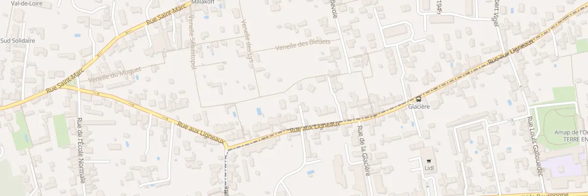 Plan du 31Q Rue aux Ligneaux à Orléans