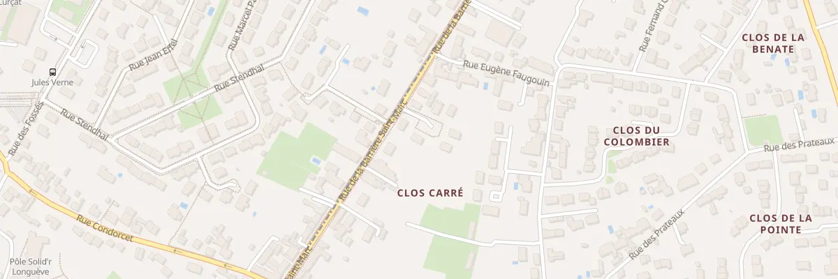 Plan du 136 Rue La Barriere St Marc à Orléans