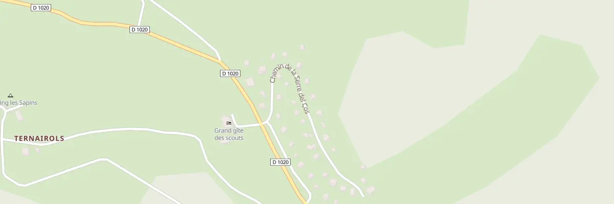 Plan du 13 Che de la Serre Del Cos à Camurac