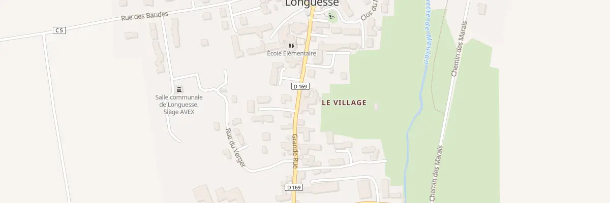 Plan du 23 Gr Grande Rue à Longuesse