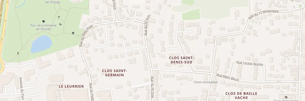 Plan du 50 Rue du Fil Soie à Orléans