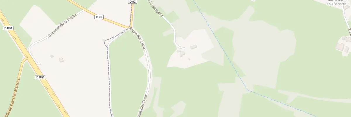 Plan du 5029 La Rengade au Bouyssou