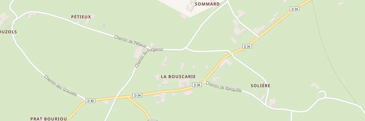 Plan du 5290 La Bouscarie à Saint-Martin-Laguépie