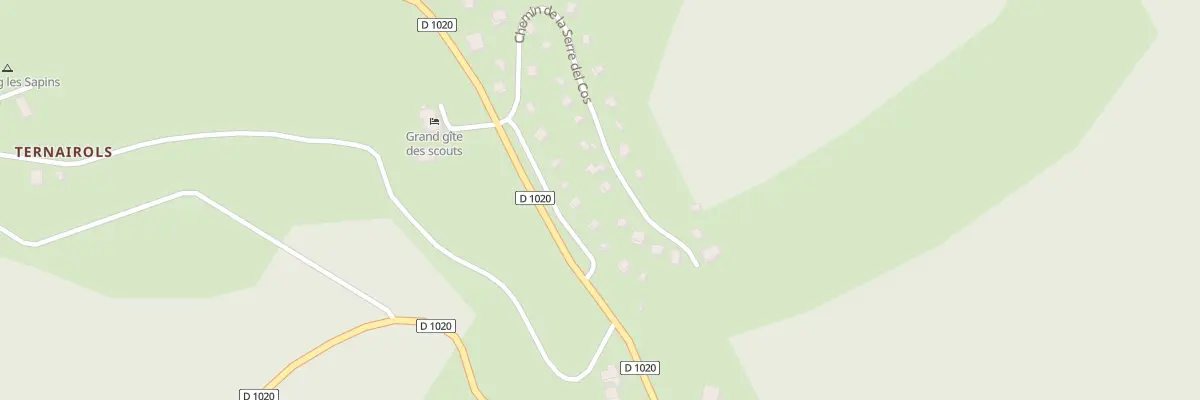 Plan du 18 Che de la Serre Del Cos à Camurac