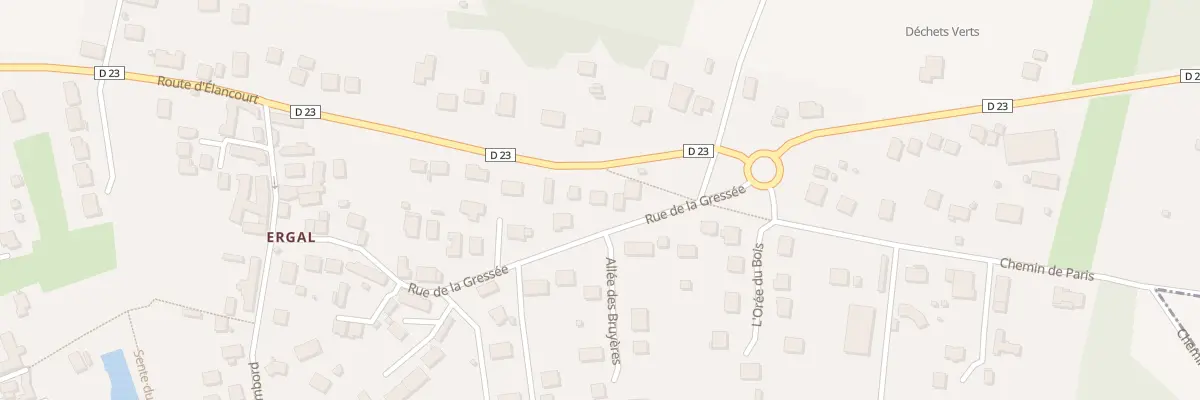 Plan du 1606 Rte d’Elancourt à Jouars-Pontchartrain