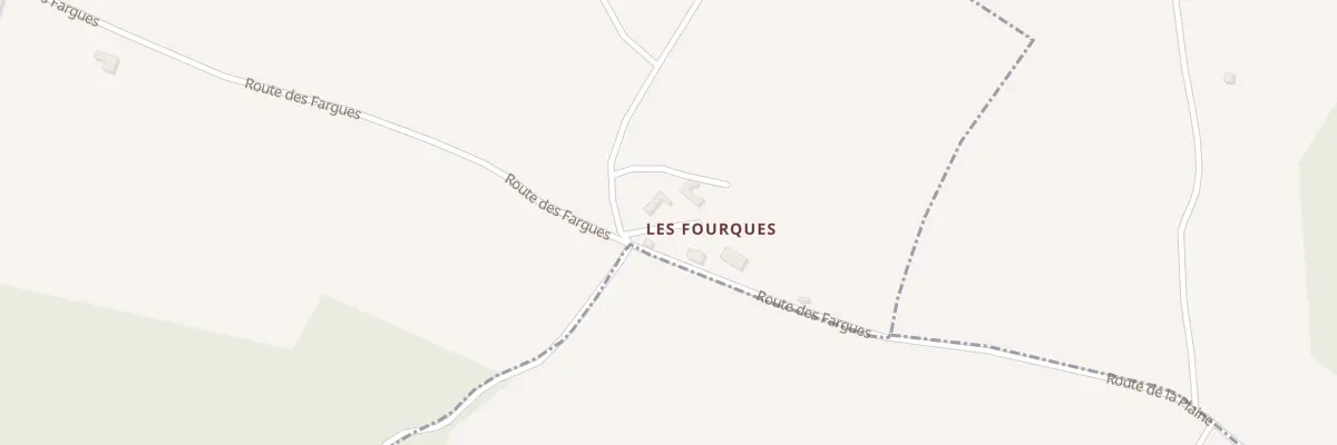 Plan du 5031 Les Fourques aux Cabannes