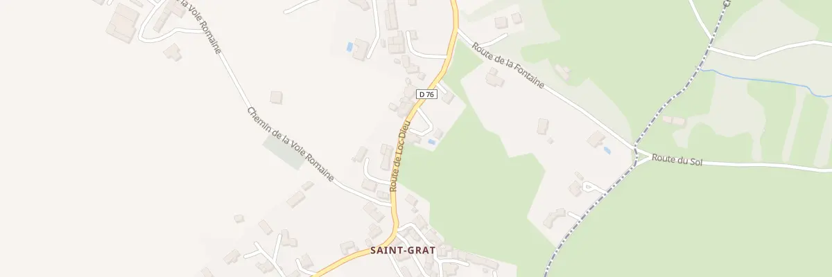 Plan du 5312 Saint Grat à Vailhourles
