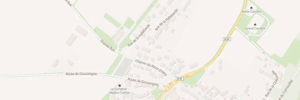 Plan du 16 Che du Mont d’Hery au Perchay
