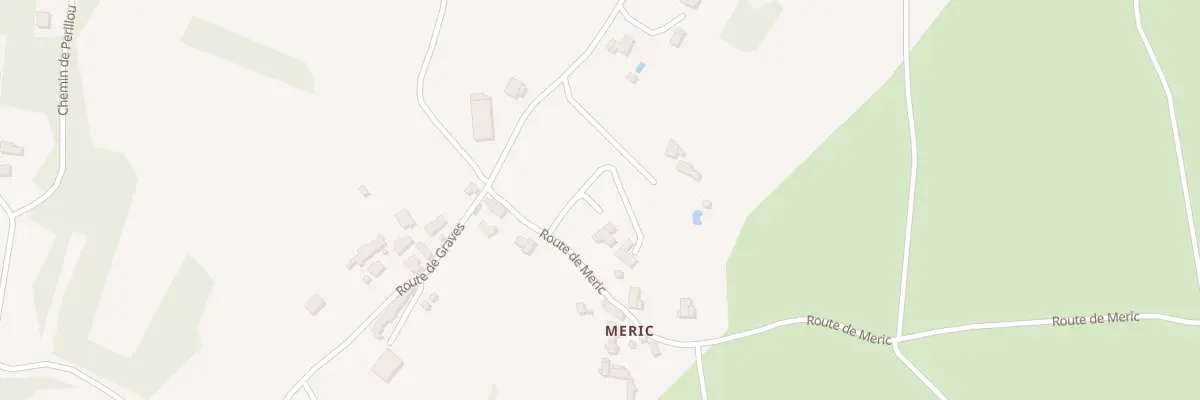 Plan du 65 Rte de Meric à La Capelle-Balaguier