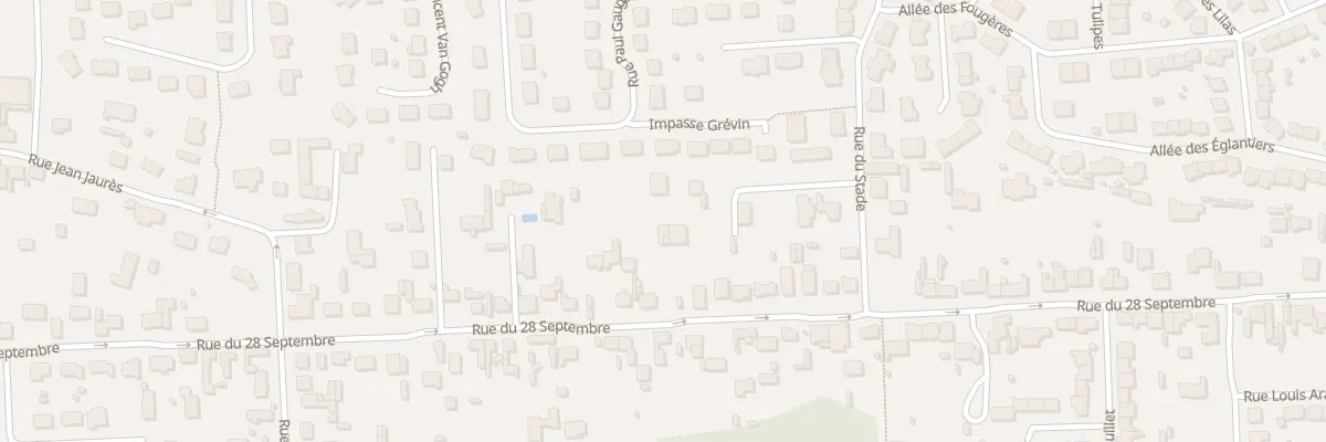 Plan du 1662 Rue du 28 Septembre à Marck
