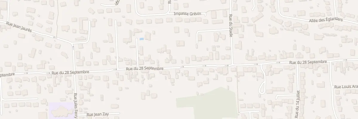 Plan du 1654 Rue du 28 Septembre à Marck
