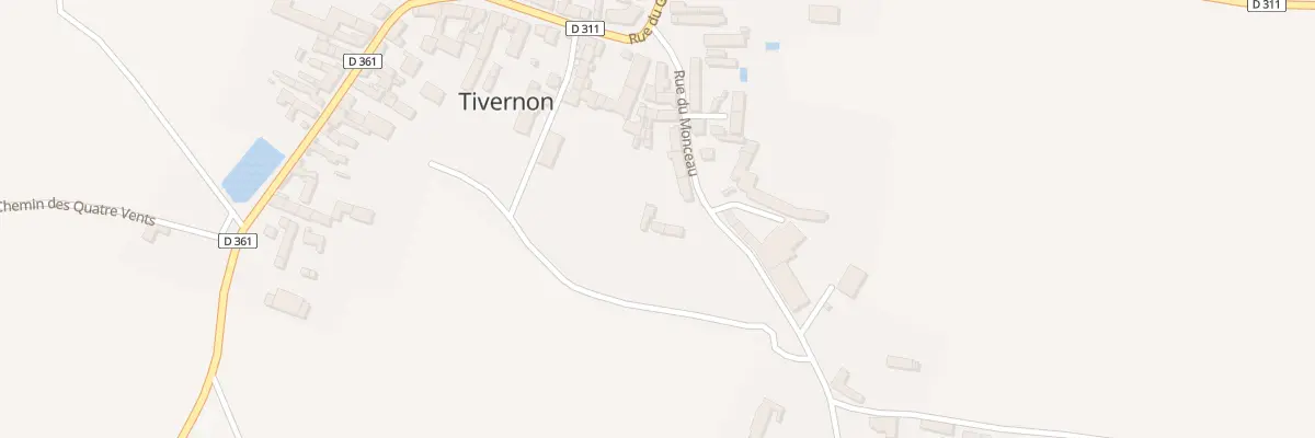 Plan du 5029 Le Bourg à Tivernon