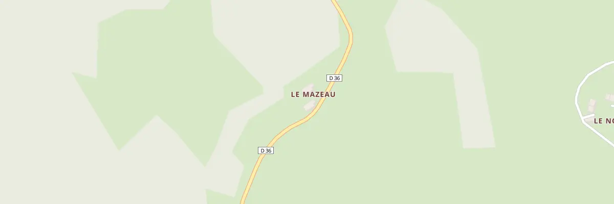 Plan du 5024 Les Mazeaux à Vidaillat