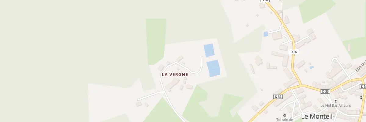 Plan du 5158 La Vergne au Monteil-au-Vicomte