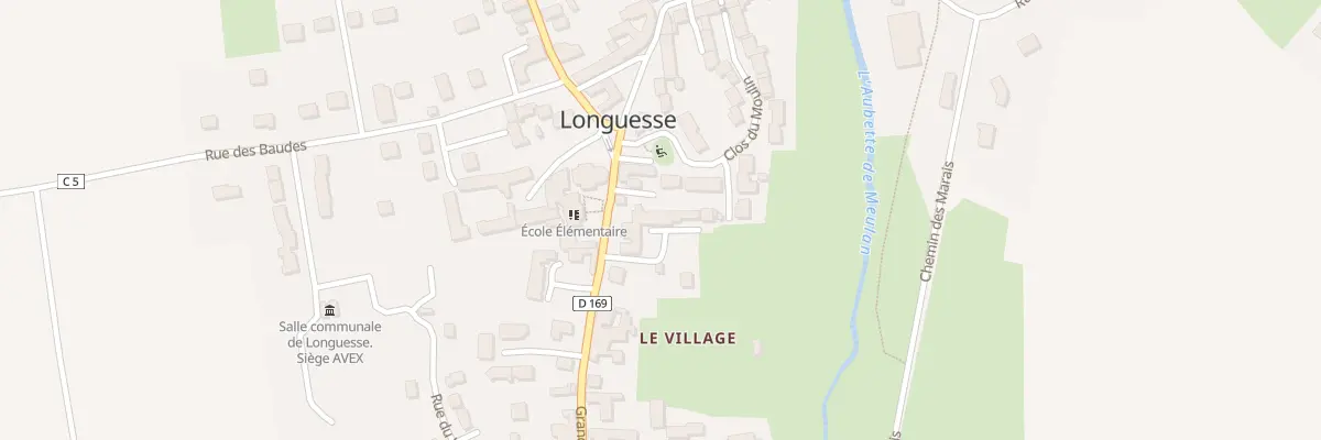 Plan du 5 Rue de la Gde Cour à Longuesse
