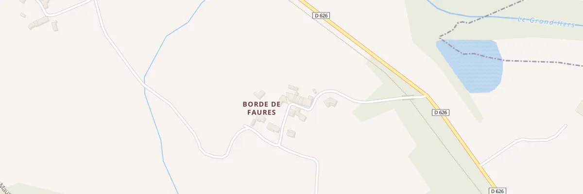 Plan du 21 Borde des Faures à Roumengoux
