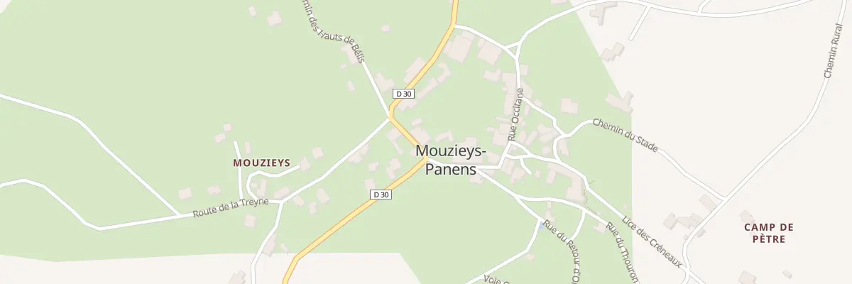 Plan du 19 Rte de Panens à Mouzieys-Panens