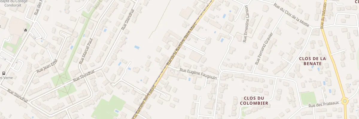 Plan du 144 Rue La Barriere St Marc à Orléans