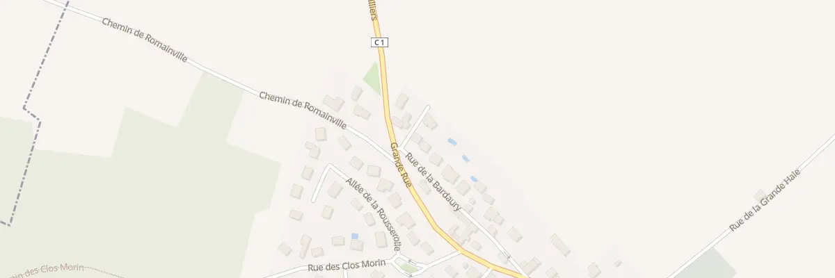 Plan du 18 Rue de la Bardaury à Morainvilliers