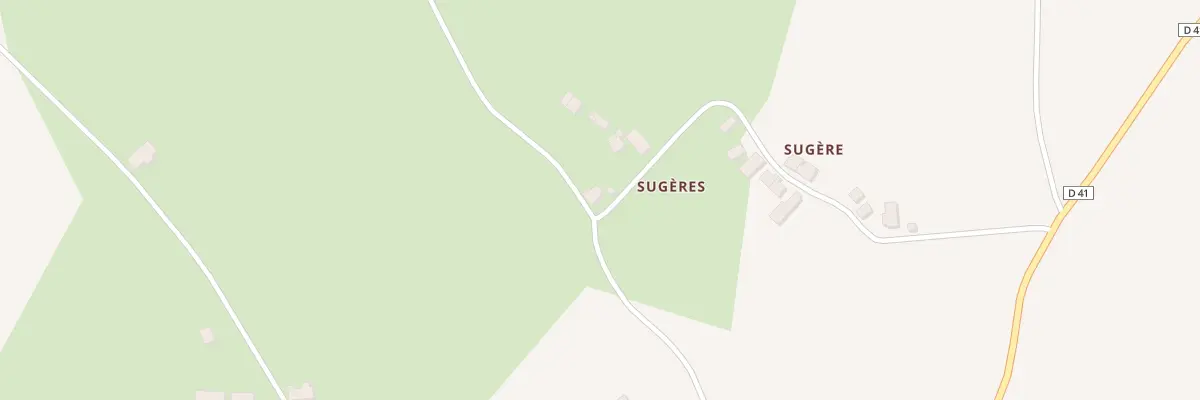 Plan du 14 Sugere à Chassignolles