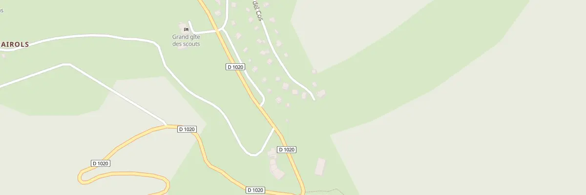 Plan du 24 Che de la Serre Del Cos à Camurac