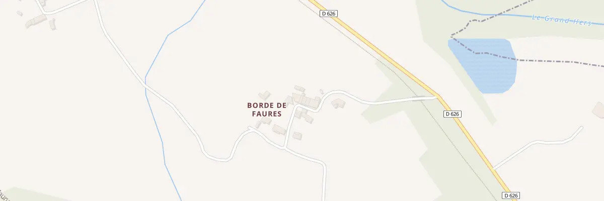 Plan du 20 Borde des Faures à Roumengoux