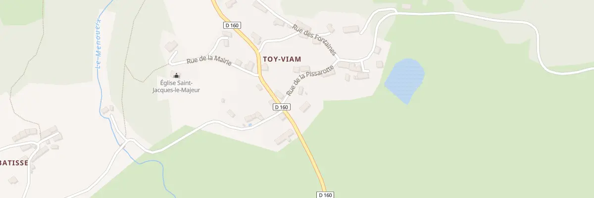Plan du 5056 Pre Devant La Porte à Toy-Viam