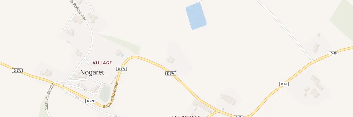 Plan du 9 Rouges à Nogaret