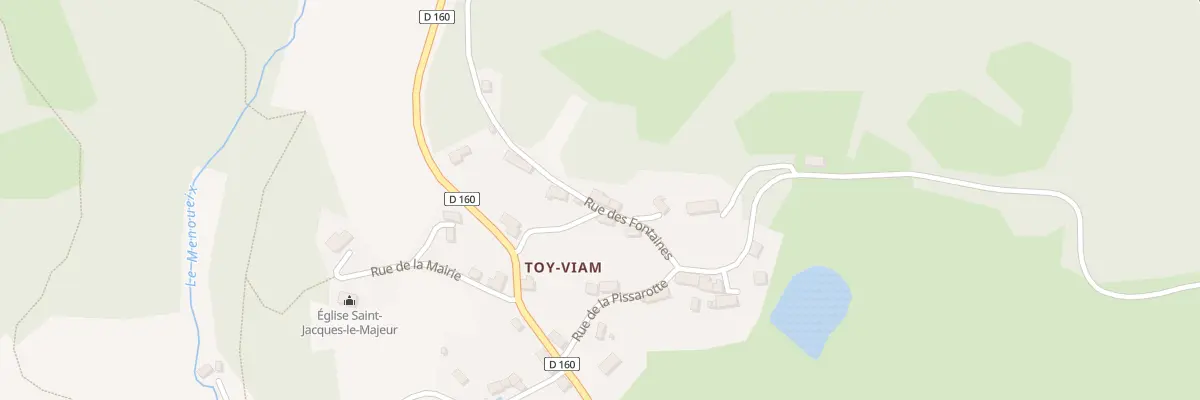 Plan du 6 Rue des Fontaines à Toy-Viam