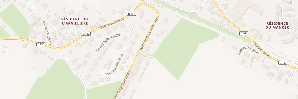 Plan du 163 Rte de Gouy Saint Andre à Maresquel-Ecquemicourt