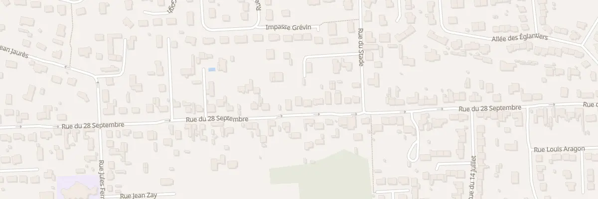 Plan du 1630 Rue du 28 Septembre à Marck
