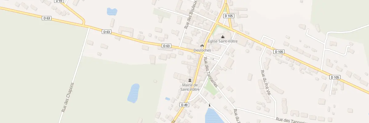 Plan du 1 Rue de la Ferté-Beauharnais à Saint-Viâtre