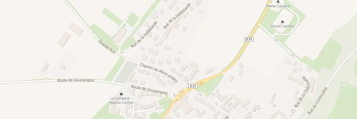 Plan du 8 Che du Mont d’Hery au Perchay