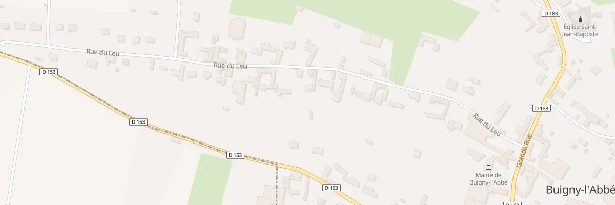Plan du 13 Rue du Leu à Buigny-l’Abbé