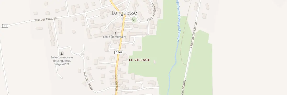 Plan du 4 Rue de la Gde Cour à Longuesse