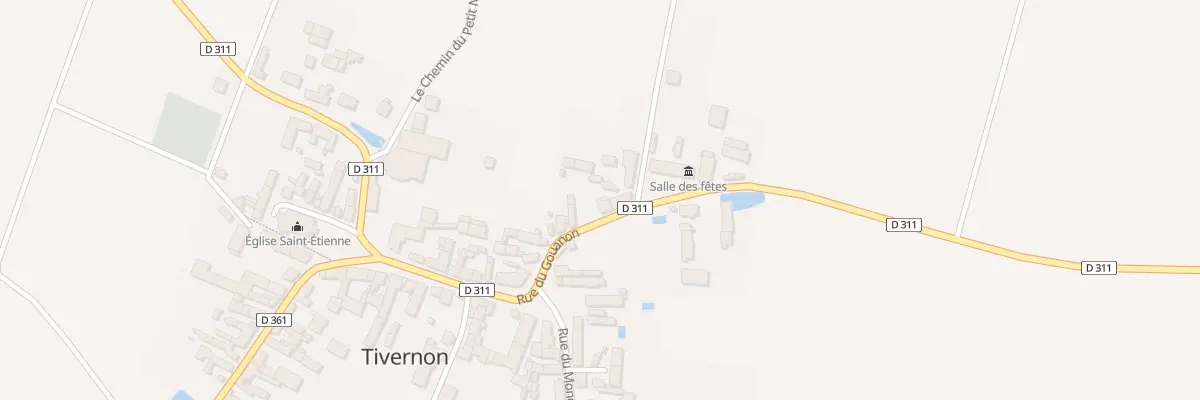 Plan du 15 Rue du Gouanon à Tivernon