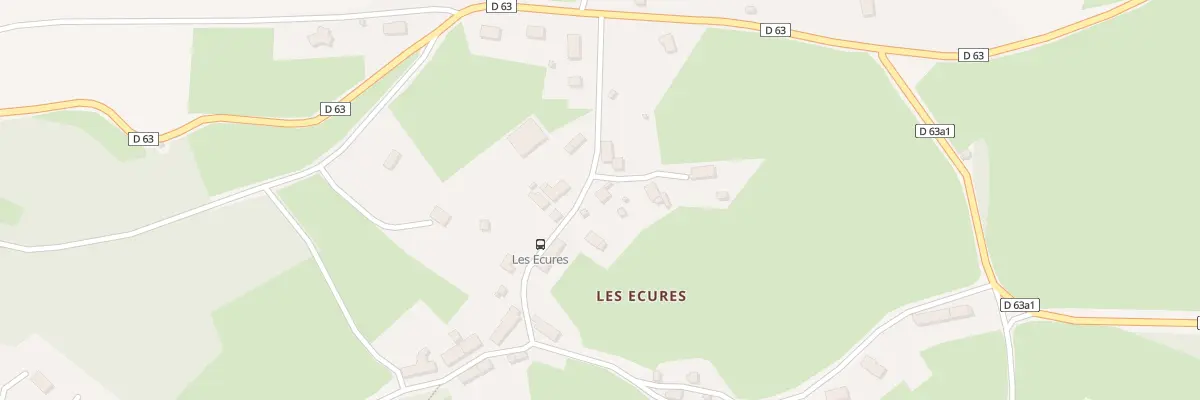 Plan du 17 Les Ecures à Glénic