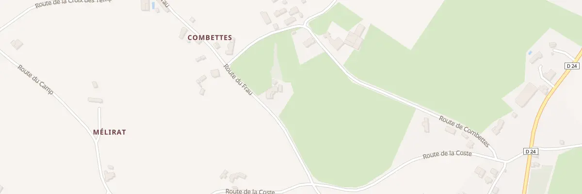 Plan du 140 Che du Frau à La Capelle-Balaguier