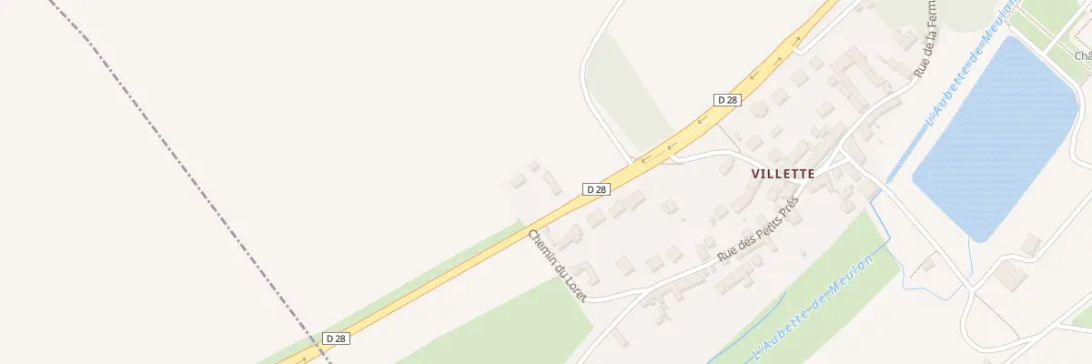 Plan du 2 Rte de Meulan à Condécourt