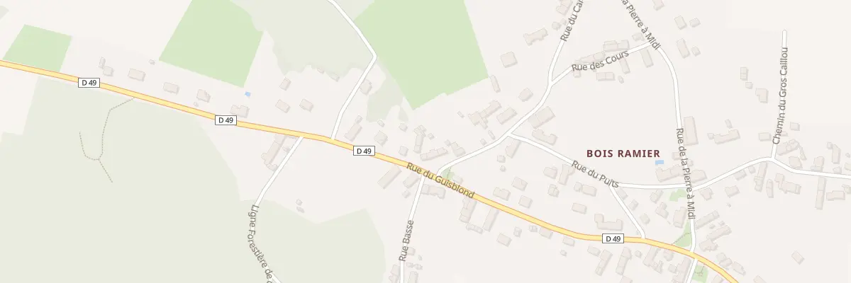 Plan du 16 Rue du Guisblond à Ambrault
