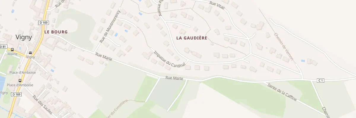 Plan du 19 Av Pierre Peineau à Vigny