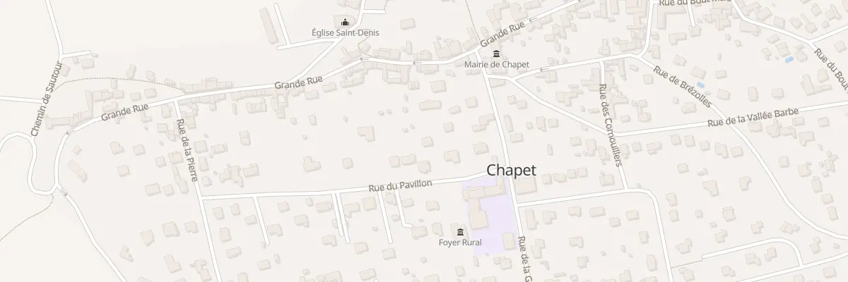 Plan du 9 Rue du Pavillon à Chapet